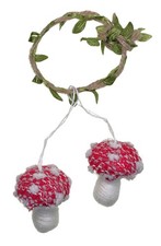 Fairy Ring with Mushroom Christmas Ornament Amanita 2” picture