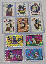 Vintage Droopy Master Detective Vending Sticker Set 1994  10 Card  Hologram picture