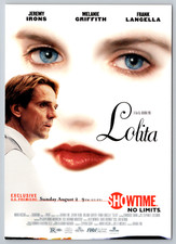 c1990s Lolita Movie Promo Jeremy Irons Melanie Griffith Frank Langella Postcard picture