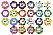 600 Monte Carlo Smooth 14 Gram Clay Poker Chips Pick Your Chips The Poker Store picture