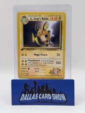 2000 Pokemon - Lt. Surge's Raichu - 28/132 Gym Heroes NM picture