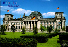 Vintage Postcard Reichstag Berlin Germany Memorial And Walkway Exhibit picture
