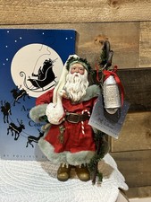 VTG 1994 Possible Dreams Clothtique Santa Claus & Feathered Friend 15026 picture