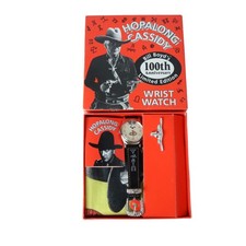 Hopalong Cassidy 100th Anniversary Watch Set Longhorn Pin Bandana Set picture