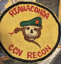Rare Special Forces RT Anaconda CCN Recon Patch Original VN war no glow b1-1 picture
