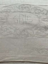 Rare 1938 Stock Exchange Luncheon Club NYSE Damask Linen Napkin Liddell Design picture