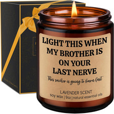 Candle, Sister in Law Gifts, Birthday Gifts for Sister in Law, Brother picture