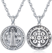 St Michael Necklace - St Christopher Medals - St Benedict Medals - Archangel Mic picture
