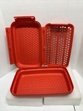 Tupperware Red Season Marinating Serving Container  7042A-1 picture