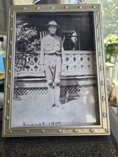 VINTAGE PHOTO World War I Great War Soldier In Uniform ORIGINAL SNAPSHOT WW1 WWI picture