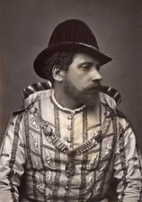 French Opera Baritone Eugène Caron antique 1880s photoglypty photograph picture