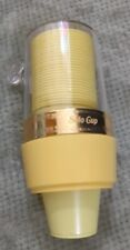 Vintage 70S Safeguard Solo Cup Bathroom Dispenser Yellow Gold 3.5oz Cup NWOB JD picture