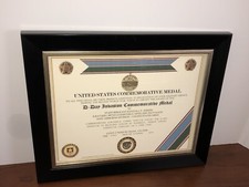 D-DAY INVASION COMMEMORATIVE MEDAL CERTIFICATE ~ Type 1 picture