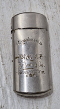 Pabst Brewing Co Pocket Match Safe Early Antique Beer Advertising 1880s 1890s picture