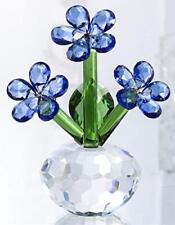 Crystal Flower Figurine Forget-Me-Not Crystal Ornament picture