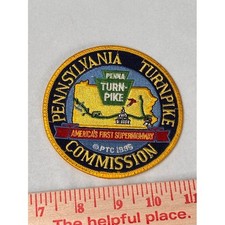 Vintage 1995 Pennsylvania Turnpike Commission Patch America's First Superhighway picture