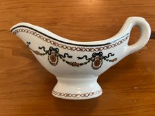 BUFFALO CHINA C&O RAILROAD GRAVY BOAT  CHARLOTTESVILLE PATTERN CHESAPEAKE & OHIO picture