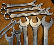 VINTAGE S-K 10 PIECE WRENCH SET USA 1978 picture
