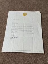 Bart Starr Signed 1978 Green Bay Packers Letterhead Autograph Letter Vintage HOF picture