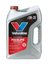 Valvoline MaxLife High Mileage 5W-20 Full Synthetic Motor Oil 5 Quart picture