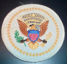 VINTAGE WHITE HOUSE POLICE (WHITE) SHOULDER PATCH  ORIGINAL - GENUINE  CPICS picture
