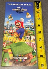 Universal Studios Hollywood Super Nintendo World 2025 Promo Brochure Mario picture