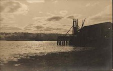 Belfast Maine ME Moonlight Townsend Real Photo c1910 Vintage Postcard picture