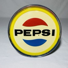Vintage 1960s Pepsi Cola Transparent Vending Machine Globe Lens 5.375