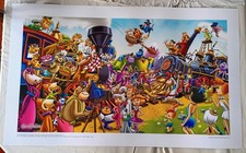Gold Spike II Animation Art Hanna-Barbera Seriolithograph 22.25