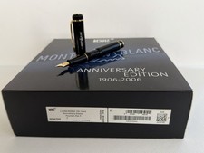 Montblanc 100th Anniversary Edition Historical Pen Fountain Pen 18k Gold M Nib picture