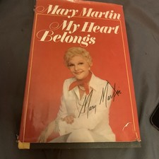 Mary Martin Signed 1st Edition Inscribed to Robert Mondavi Napa Wine History1980 picture