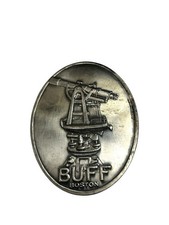 Antique Buff Boston Transit Telescope Emblem picture