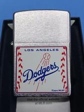 Zippo MLB Los Angeles Dodgers Brushed Chrome 24593 picture