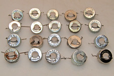 Lot 20 VTG Metallic Replacement MEDIUM Caps Christmas Ornaments Shiny Brite USA picture