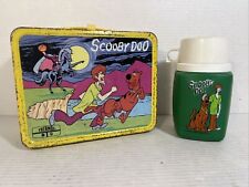 VINTAGE Thermos 1973 SCOOBY-DOO LunchBox Green Thermos By King Seeley picture