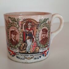 Royal Winton printed mug 1919 (David Richard Beatty/Douglas Haig) picture
