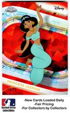 2025 Topps Chrome Sapphire Edition Disney Princess Jasmine Orange #/25 Aladdin picture