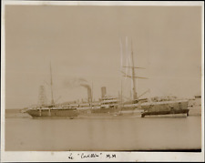 Maritime Messageries, Post Ship, La Cordillère Vintage Citrate Print Shooting picture