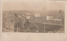 RPPC Bird's Eye View Unidentified Town / City Undivided Back Era picture