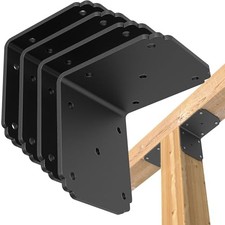 4x4x3.5 Pergola Brackets,Heavy Duty L Bracket for Wood (4PCS) picture