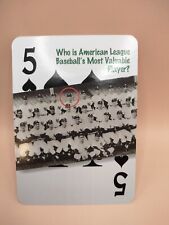MICKEY MANTLE Flickback 1957 Trivia Challenge Playing Card MT Yankees  picture