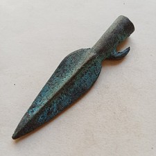 Extremely Rare Ancient Viking arrowhead Bronze Artifact Authentic Old Amazing picture