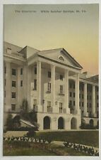 The Greenbrier. Hand Colored. White Sulphur Springs West Virginia Postcard.  WV picture