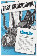 Vintage Thanite Ad 1950s - 12x18 in Brand New Print 🎨 Perfect for Display picture