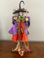 Department 56 Krinkles Patience Brewster Raggedy Witch & Dog.Original box. Mint. picture