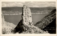 Penticton British Columbia Clay Cliffs c1920s-30s Real Photo Postcard bhn picture