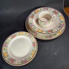 Vintage Sango/Misono Blossom Mixed Lot of 5 Plates, Bowls, Cups Fruit picture