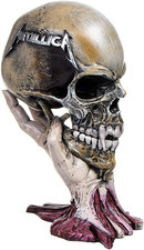 Metallica Sad but True Skull, Pushead Artwork, Hand-Painted Resin Figurine, Offi picture