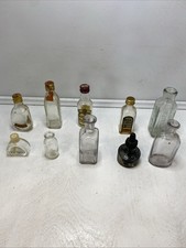 10 Vintage Miniature Bottles picture