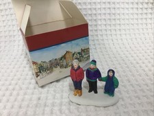 Vintage Lemax Village Dickensvale Look At That Figure 3 Children 1995 picture